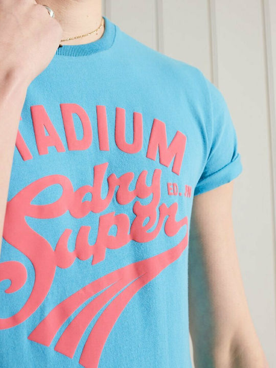 Collegiate Graphic Standard Weight T-Shirt Ocean Blue