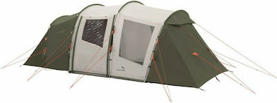 Easy Camp Huntsville 600 Twin Camping Tent Tunnel with Double Cloth 4 Seasons for 6 People 605x240x200cm