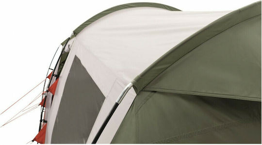 Easy Camp Huntsville 600 Twin Camping Tent Tunnel Green with Double Cloth 4 Seasons for 6 People 605x240x200cm