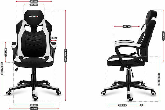Huzaro Force 2.5 Fabric Gaming Chair White