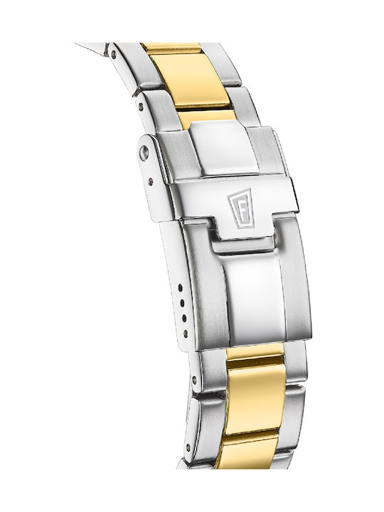 Festina Boyfriend Ceas de Damă cronograf cu Brățară Metalică Argintiu/Aur