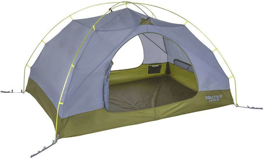 Marmot Vapor 3P Camping Tent Igloo Orange with Double Cloth 3 Seasons for 3 People Waterproof 2000mm 229x168x117cm