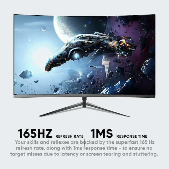Armaggeddon Pixxel+ Xtreme XSC24HD AHVA Curved Monitor 23.6" FHD 1920x1080 165Hz με Χρόνο Απόκρισης 1ms GTG