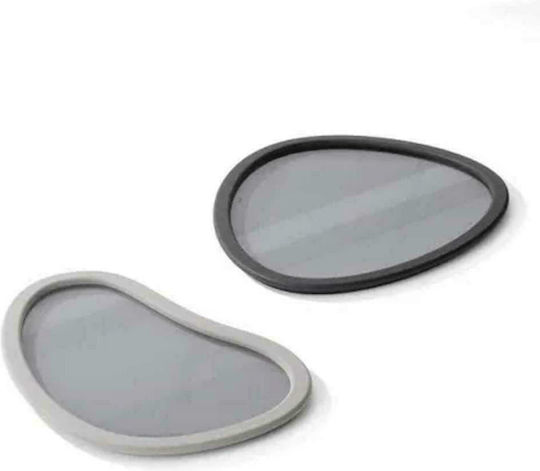 Umbra Hub Kunststoff Oval Serviertablett in Gray Farbe 1018015-1202 2Stück Umbra Hub Kunststoff Oval Serviertablett in Gray Farbe 1018015-1202 2Stück