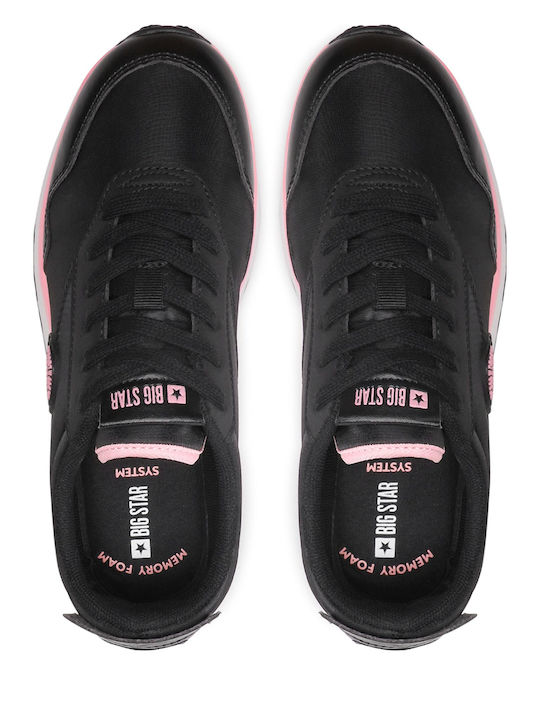 Damen Flatforms Sneakers Schwarz