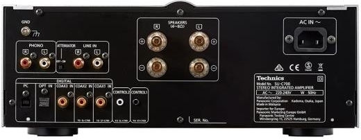 Technics SU-C700 Integriert Hi-Fi-Verstärker Stereo 140W/4Ω 90W/8Ω Silber