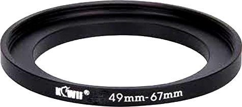 KIWIfotos Step Up Ring 49mm-55mm Ring Adapter