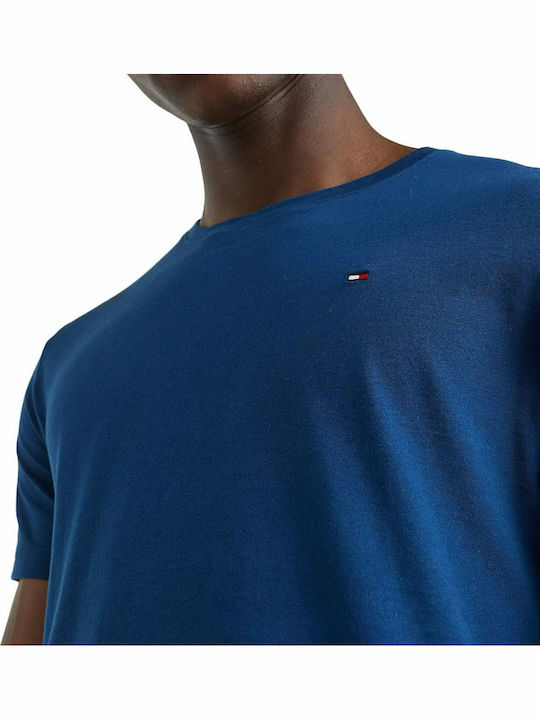 Tommy Hilfiger Καλοκαιρινή Ανδρική Πιτζάμα Βαμβακερή Blue / Light Blue