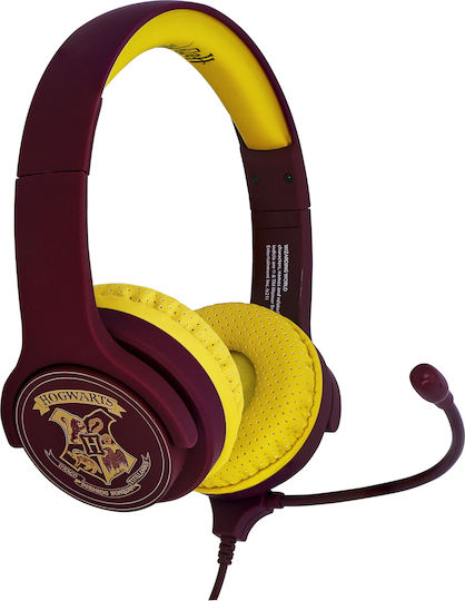 OTL Harry Potter Auf dem Ohr Multimedia-Headsets mit Mikrofon und Verbindung USB-A in Braun Farbe