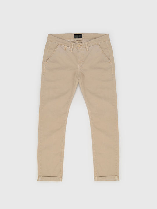 Culton Pantaloni Chino Elastic Bej