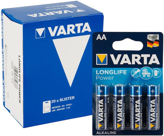 Varta LongLife Power Алкални Батерии AA 1.5V 80бр
