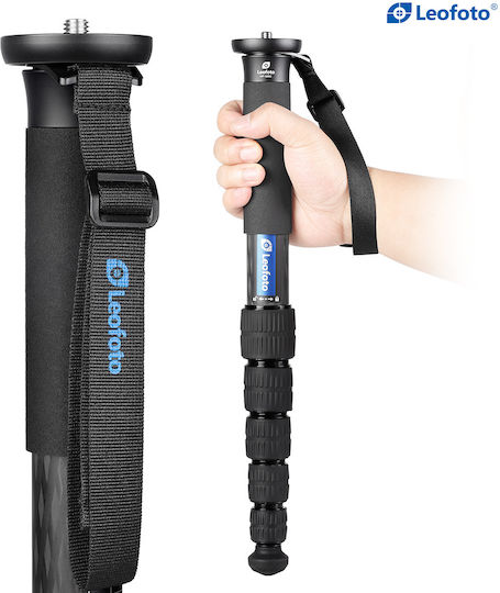 Leofoto MP-365C Carbon Fiber Monopod with Simple Sole and 17kg Maximum Load