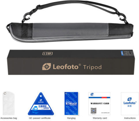 Leofoto Leofoto Fotografie- & Videostative MP-364C aus Carbonfaser mit Einfaches Fußbett