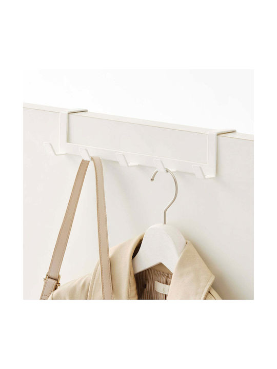Yamazaki Door Hook 5 Slots Metallic 24.5x4.5x6cm