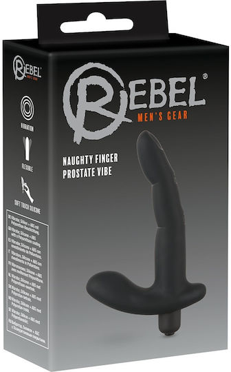 You2Toys Naughty Finger Prostate Πρωκτικός Δονητής Μαύρος