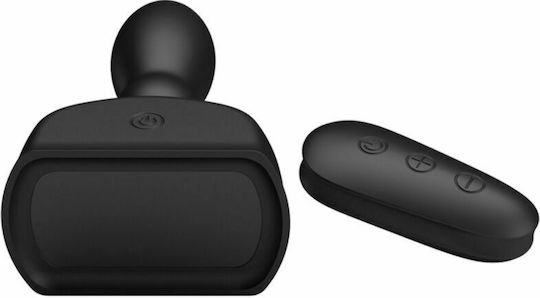 Mr. Play Anal Plug mit kabelloser Funktion und Vibration Black 12cm