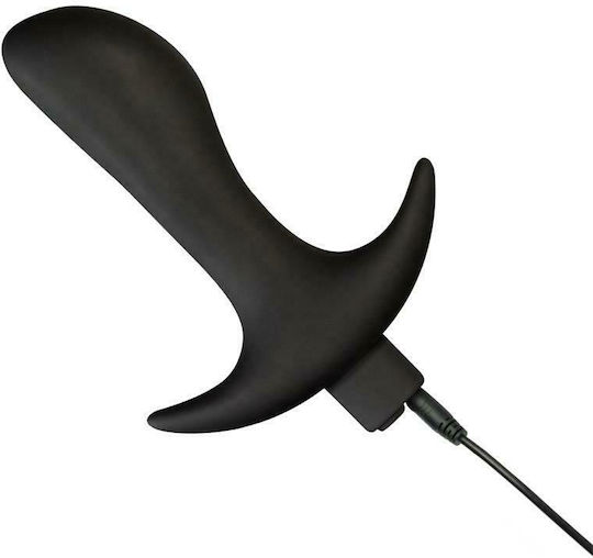 Tardenoche Lever Анална тапа с вибрация Черна 12см