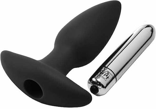Dream Toys Fantasstic Anal Plug with Vibration Black 17.5cm