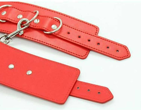 Toyz4lovers Polsiere Cuffs Belt Pink Белезници в Червен Цвят