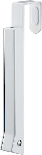 Yamazaki Metallic Door Hook with 6 Positions White Smart 16x2x20cm
