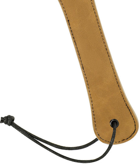 Fetish Submissive Paddle with Stitching Paddle σε Καφέ Χρώμα