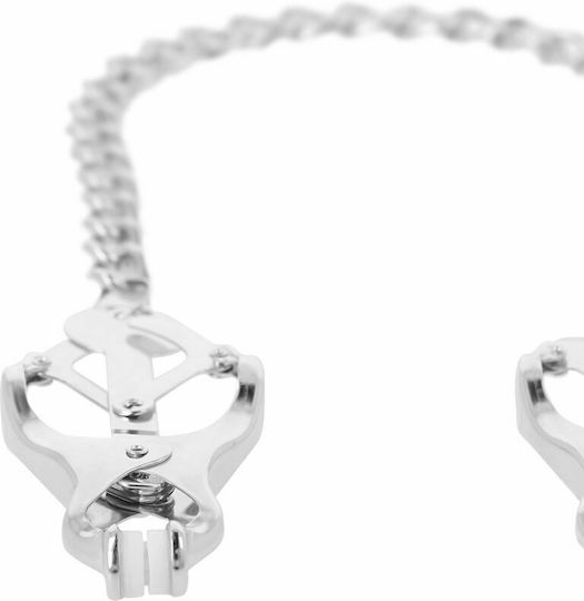Darkness Nipple Clamps with Chain Σφιγκτήρες Θηλών