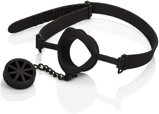 Calexotics Scandal Breathable Ball Gag With Cuffs BDSM Kit σε Μαύρο Χρώμα