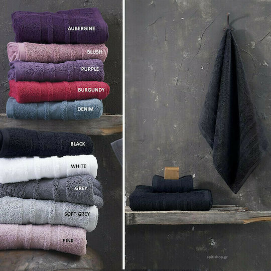 Rythmos Bath Towel Laura 70x140cm 03 Gray Weight 500gr/m²