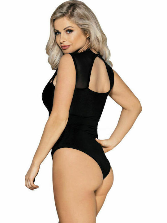 Subblime Bodysuit Sexy Cu Dantelă Negru
