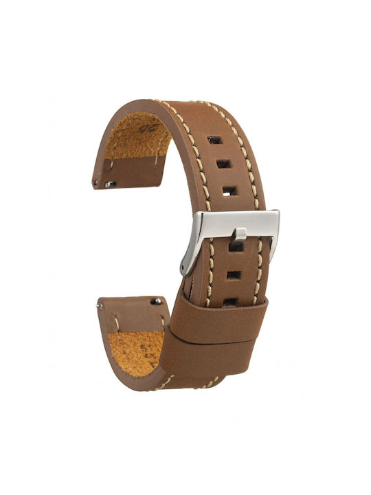 Diloy Straps Leather Strap Tabac Brown 20mm