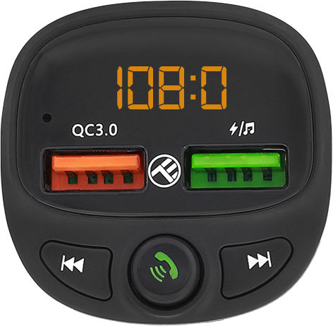 Tellur FM Transmitter Αυτοκινήτου B7 mit Bluetooth Schwarz