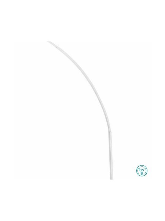 Ideal Lux Dorsale Floor Lamp H165xW50cm. with Socket for Bulb E27 White