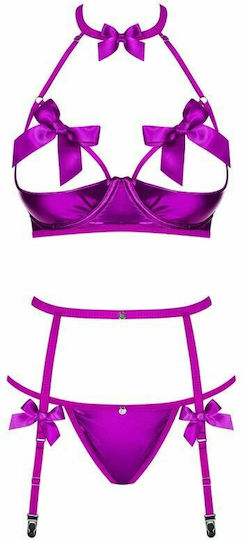 Obsessive Delishya Purpure Set Seturi de lenjerie sexy Purple 150457