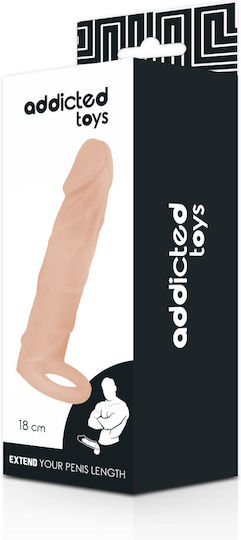 Addicted Toys Extend Your Penis Length Flesh 18cm