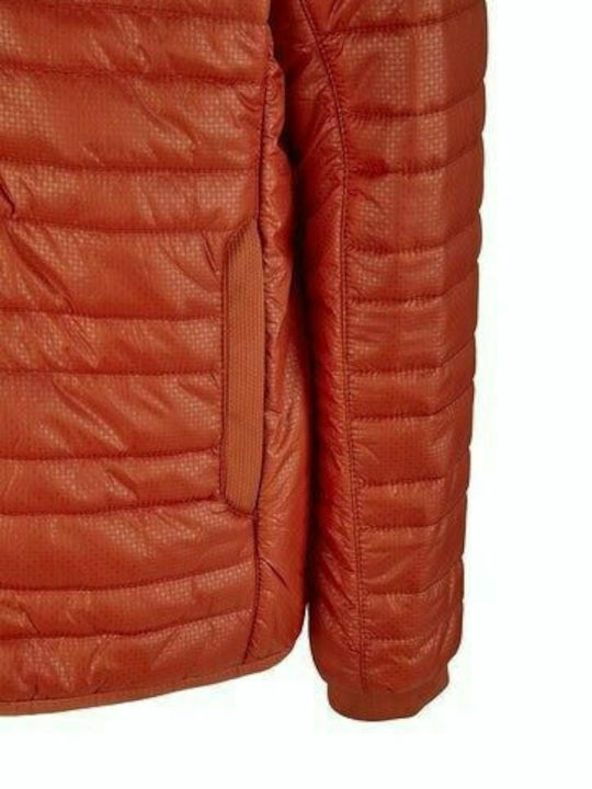 Men's Quilted Jacket with Microchannel Orange Calamar CL 130700-4Q73-95