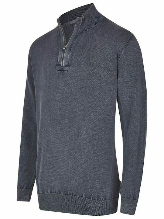 Men's Cotton Sweater Blue Calamar CL 109585-8K01-43