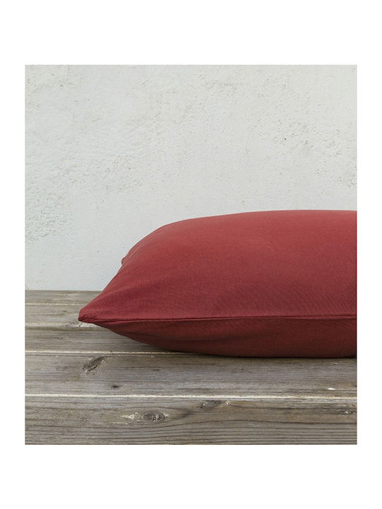 Nima Sheet for Single Bed with Elastic 100x200+30cm. Naem 26017 Dark Terracotta