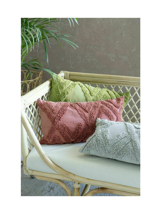 Nima Sofa Cushion Amadeo from 100% Cotton Terracotta 30x60cm. 25852