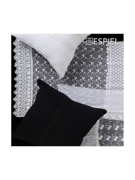 Espiel Espiel Sofa Cushion 100% Cotton White 45x45cm