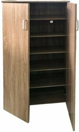 Ξύλινη με 6 Ράφια Μπεζ 60x32x122cm 63-35228 Ξύλινη με 6 Ράφια Μπεζ 60x32x122cm 63-35228