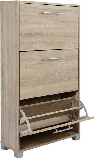 Davina Wooden Shoe Organizer with 3 Shelves Sonama 62x24x110cm