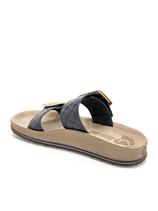 Taylor Leather Women's Anatomic Sandals Black Softy