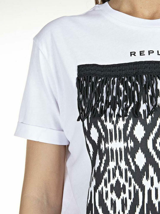 Damen T-Shirt Weiß
