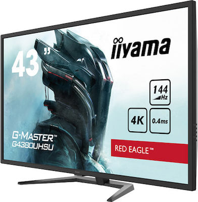 Iiyama G-Master G4380UHSU-B1 VA HDR Gaming Monitor 42.5" 4K 3840x2160