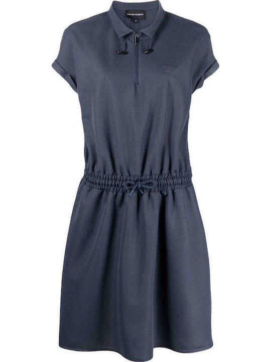 Sommer Mini Kleid Blau