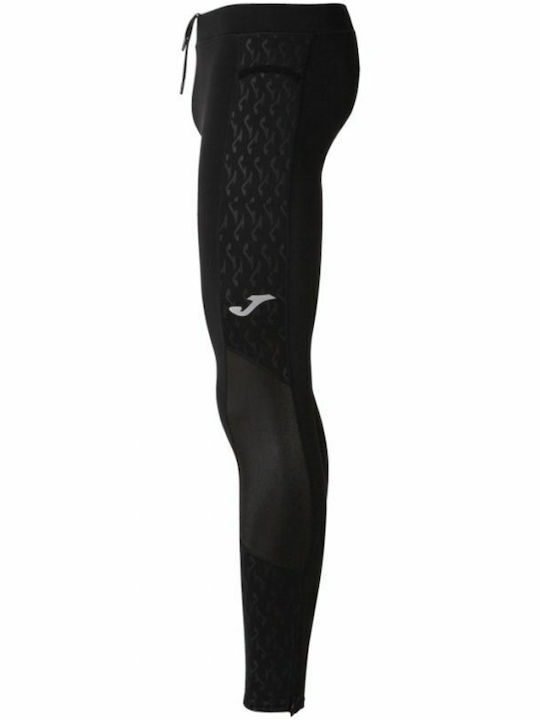 Joma Elite IX Herren Sportleggings Lang Schwarz