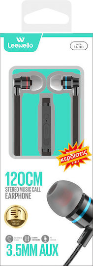 Leewello EJ-101 Безжични Стерео с жак 3.5mm Черен