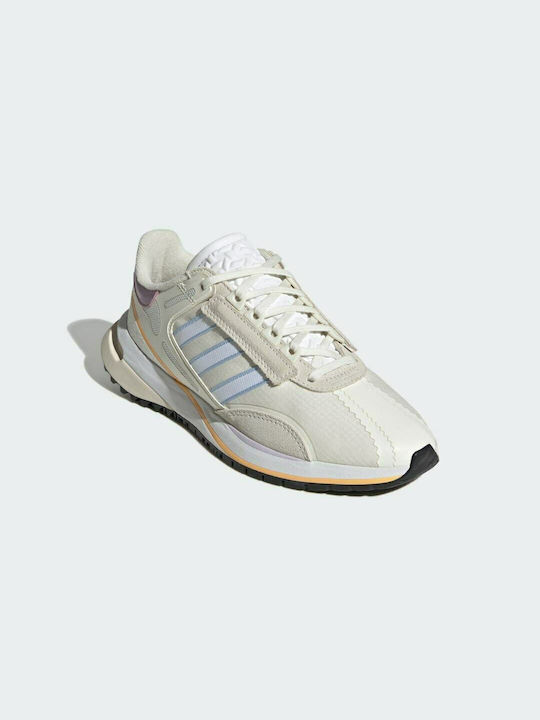 Adidas Valerance Sneakers Off White / Cloud White / Acid Orange