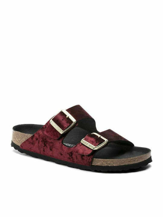 Birkenstock Arizona Textile Ανατομικά Σανδάλια Burgundy Birkenstock Arizona Textile Ανατομικά Σανδάλια Burgundy
