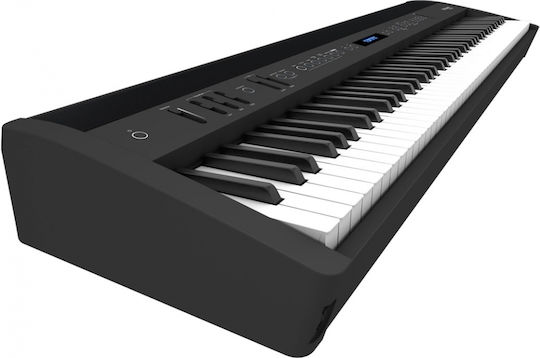 Roland Ηλεκτρικό Stage Πιάνο FP-60X Bundle Πεντάλ Set με 88 Βαρυκεντρισμένα Πλήκτρα Ενσωματωμένα Ηχεία και Σύνδεση με Ακουστικά και Υπολογιστή Black